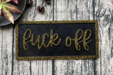 F off Clear Tray