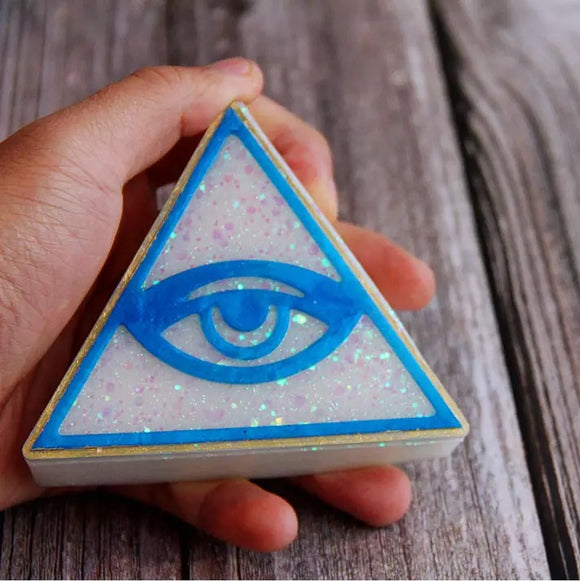 Triangle Eye Trinket with Lid