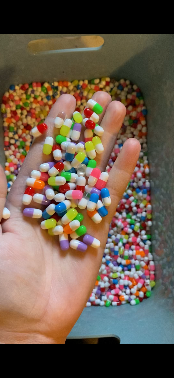 Pill Shaped Beads